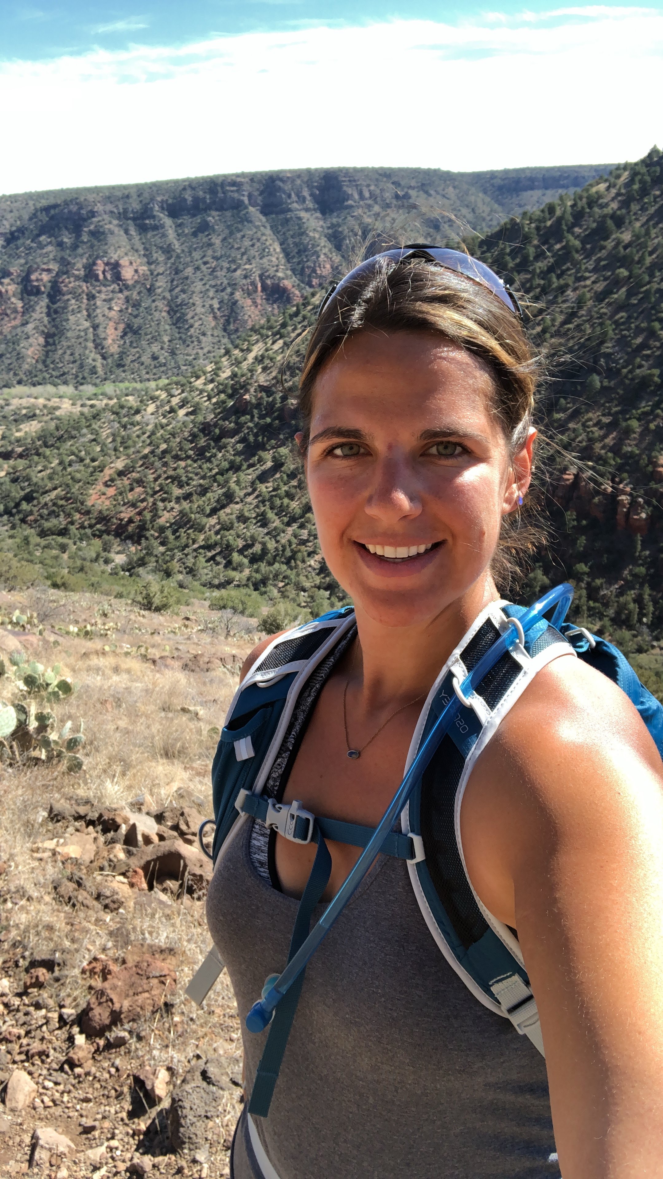 image of Hannah Sutor hiking